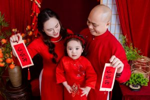Tạ Kỳ Anh và gia đình bé nhỏ